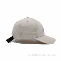 6-Panel-Hut unstrukturierte Vater Caps